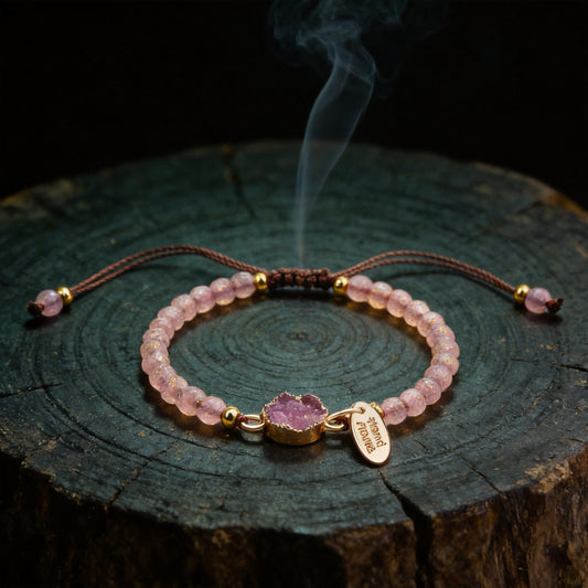 Kailash Way Druzy Positivity Relaxation Bracelet front view