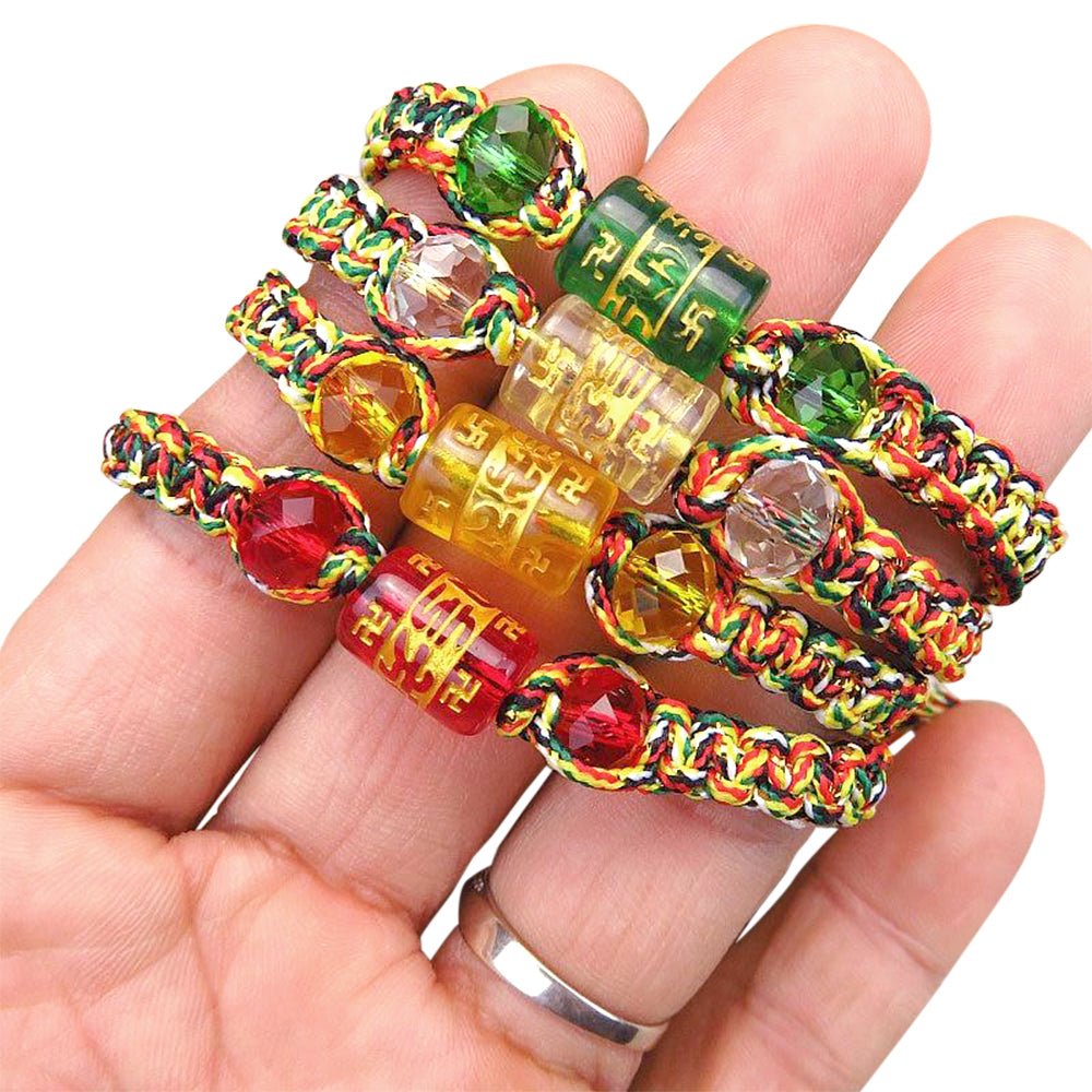 Kailash Way Braided Six Words Mantra Universal Harmony Bracelet