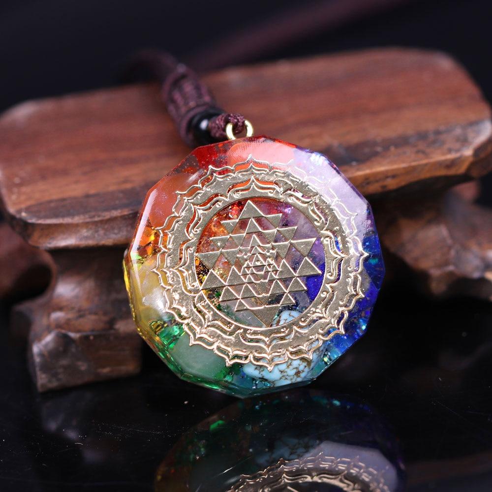 Kailash Way Orgone Energy Sri Yantra Balance Necklace