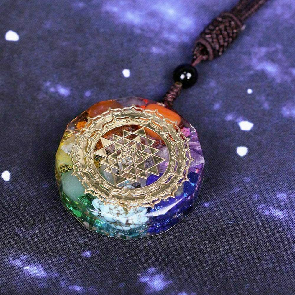 Kailash Way Orgone Energy Sri Yantra Balance Necklace
