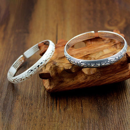Kailash Way Copper Six Words Mantra Harmony Bangle
