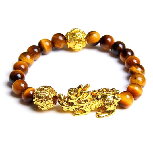 Kailash Way Tiger's Eye Piyao Wealth Fortune Bracelet