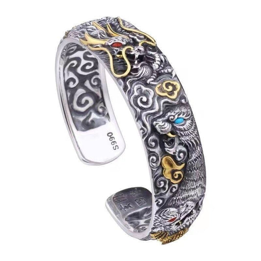 Kailash Way Copper Dragon Abundance Fortune Bangle