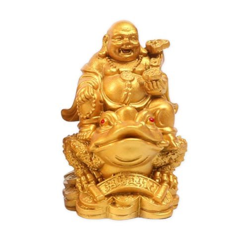 Kailash Way Resin Laughing Buddha Happiness Abundance Ornament