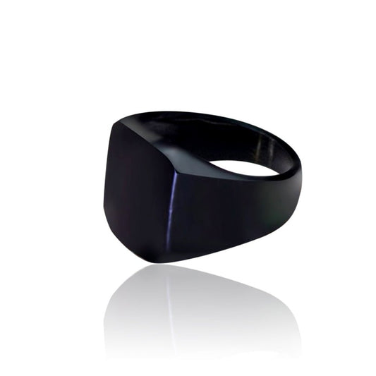 Kailash Way Black Onyx Shielding Energy Protection Ring Photo 2