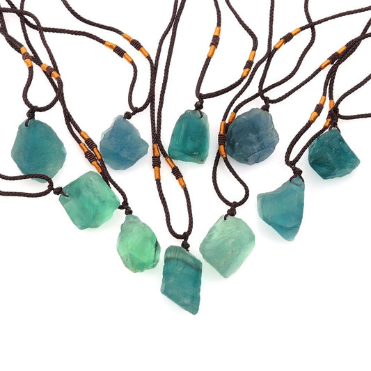 Kailash Way Green Fluorite Renewal Stability Healing Pendant Photo 2
