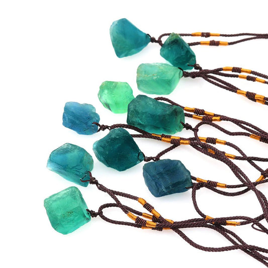 Kailash Way Green Fluorite Renewal Stability Healing Pendant Photo 3