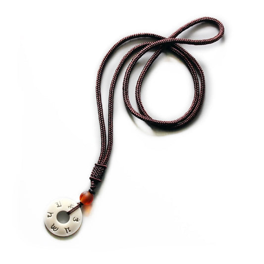 Kailash Way Handmade OM Wisdom Enlightenment Pendant Necklace Photo 2