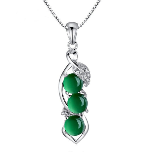 Kailash Way Jade Prosperity Luck Sterling Silver Necklace