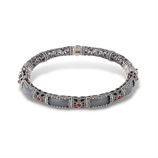 Kailash Way White Jade Serenity Harmony Bangle
