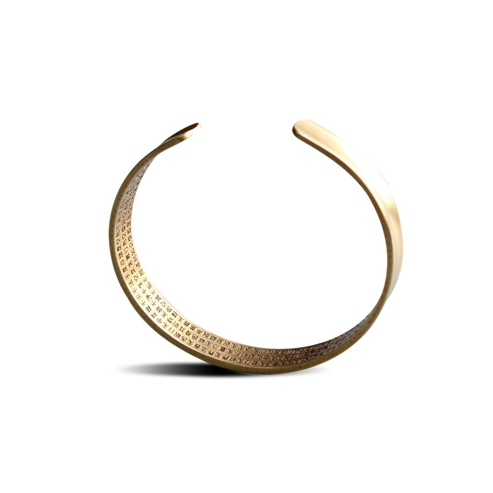 Kailash Way Black Bangle Om Wisdom Unity Bracelet