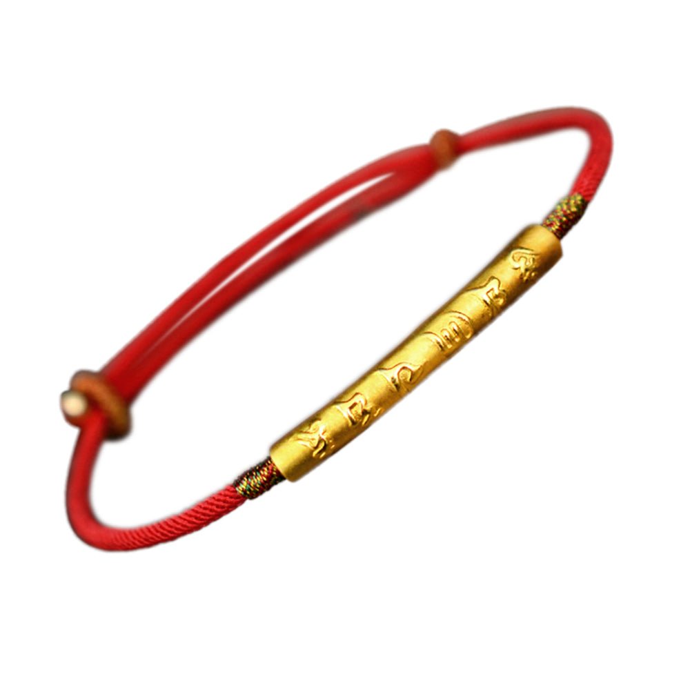 Kailash Way Silver Mani Mantra Compassion Protection Bracelet