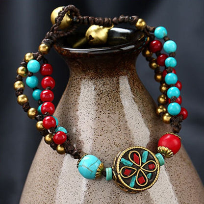 Kailash Way Turquoise Protection Good Fortune Happiness Bracelet
