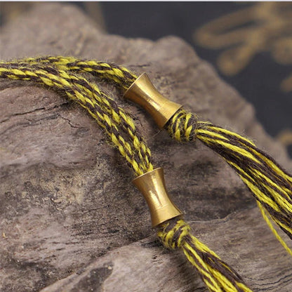 Kailash Way Golden Mantra Protection Wisdom Bracelet
