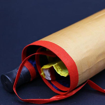 Kailash Way Wood Healing Medicine Buddha Spiritual Scroll