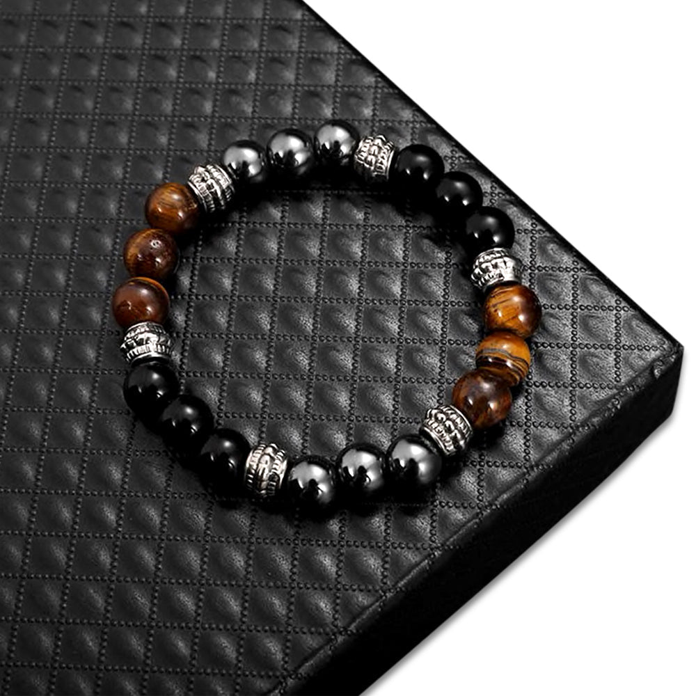 Kailash Way Tiger Eye Courage Strength Protection Bracelet