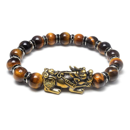 Kailash Way Tiger Eye Prosperity Luck Energy Bracelet