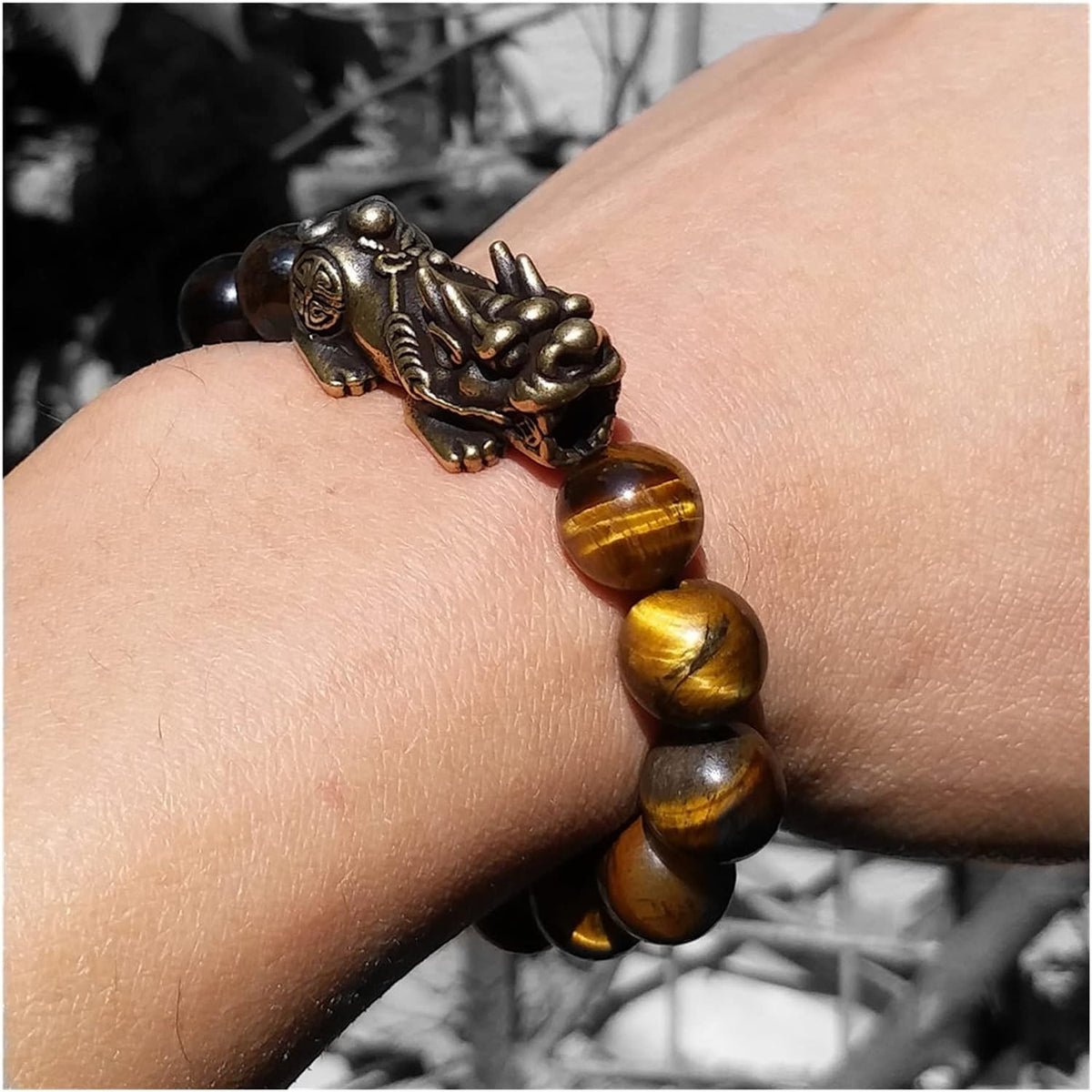 Kailash Way Tiger Eye Prosperity Luck Energy Bracelet