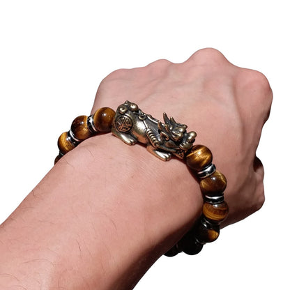 Kailash Way Tiger Eye Prosperity Luck Energy Bracelet