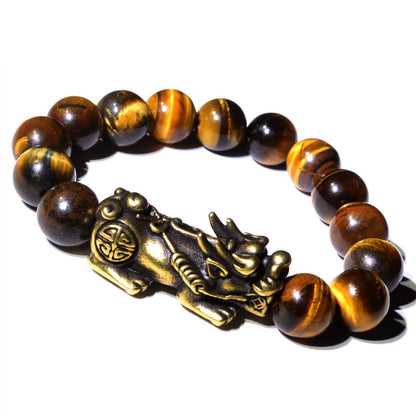Kailash Way Tiger Eye Prosperity Luck Energy Bracelet