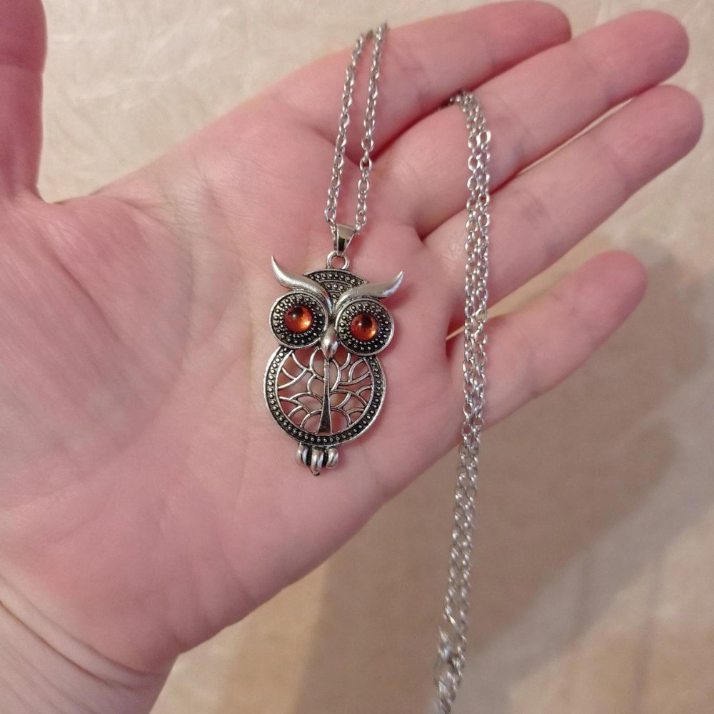 Kailash Way Silver Owl Wisdom Growth Tree of Life Necklace