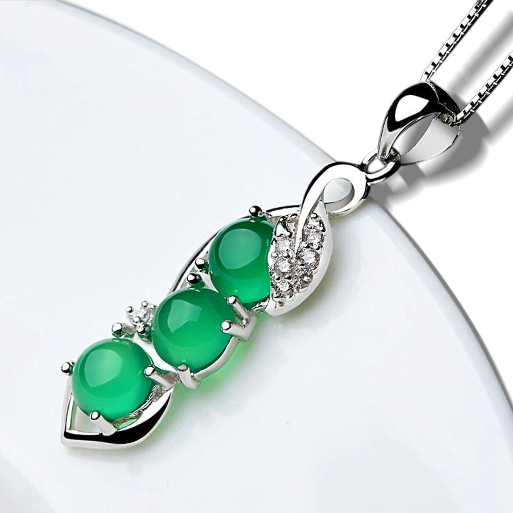 Kailash Way Jade Prosperity Luck Sterling Silver Necklace