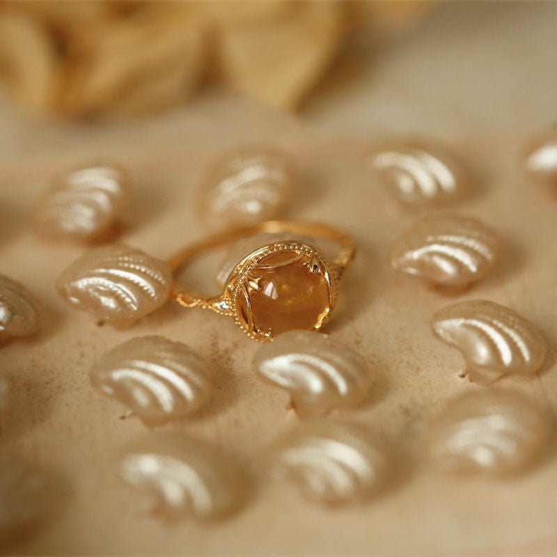 Kailash Way Citrine Prosperity Success Empowerment Ring