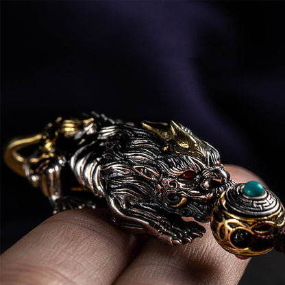 Kailash Way Pixiu Wealth Protection Keychain