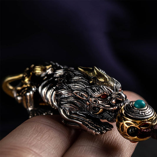 Kailash Way Pixiu Wealth Protection Keychain