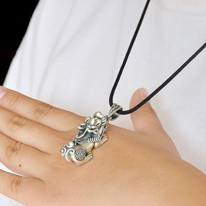 Kailash Way Pixiu Wealth Attraction Prosperity Necklace