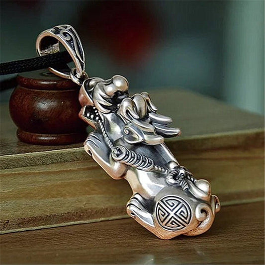 Kailash Way Pixiu Wealth Attraction Prosperity Necklace