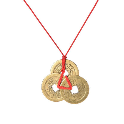 Kailash Way Feng Shui Trinity Wealth Luck Magnet Coin