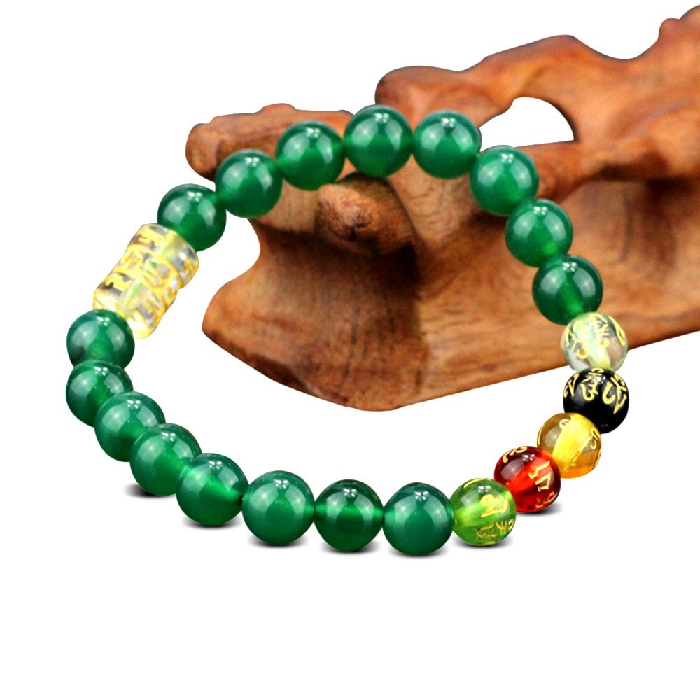 Kailash Way Carnelian Tibetan Om Wealth & Vitality Chakra Bracelet