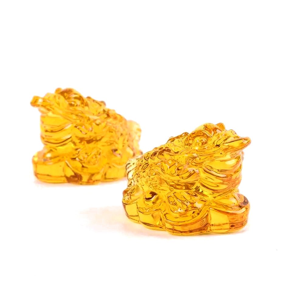 Kailash Way Citrine Fortune Toad Wealth Attraction Ornament