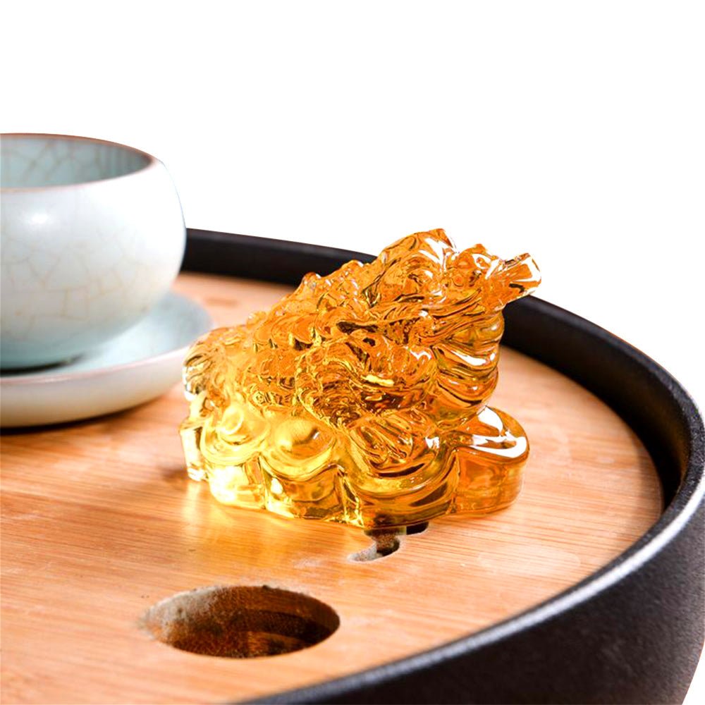 Kailash Way Citrine Fortune Toad Wealth Attraction Ornament