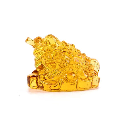 Kailash Way Citrine Fortune Toad Wealth Attraction Ornament