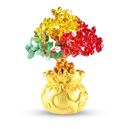 Kailash Way Citrine Money Tree Prosperity Feng Shui Ornament