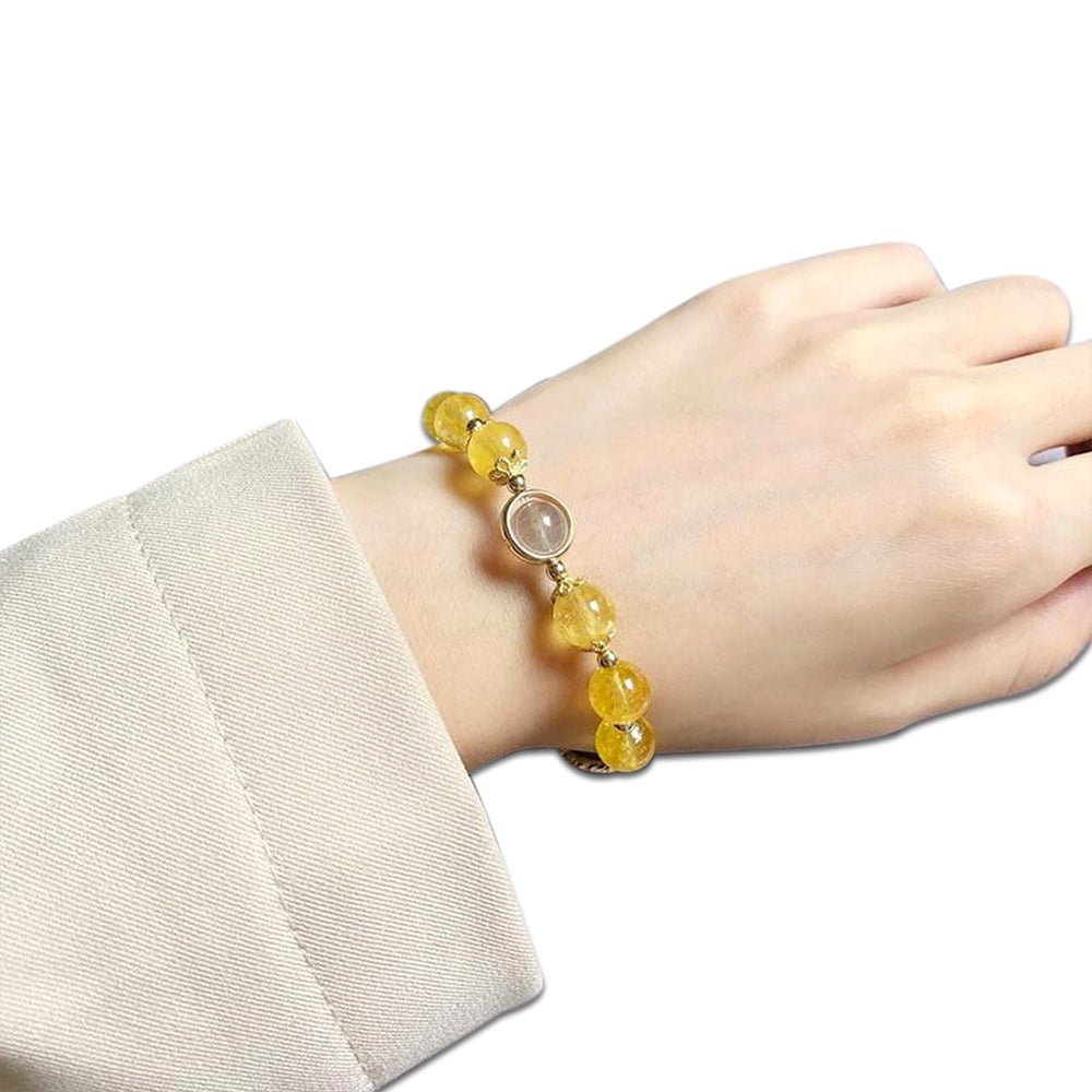 Kailash Way Citrine Prosperity Wealth Attraction Bracelet