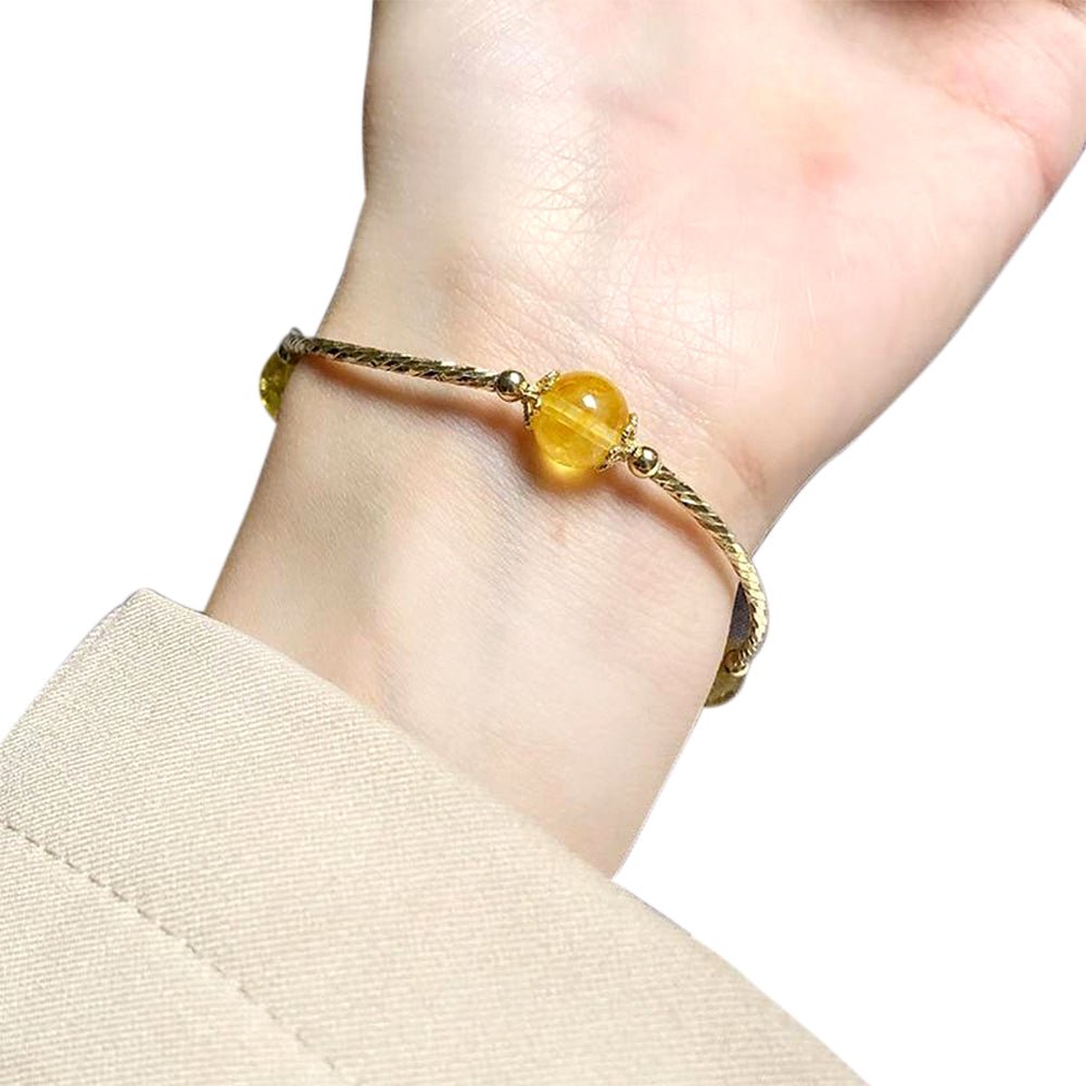 Kailash Way Citrine Prosperity Wealth Attraction Bracelet