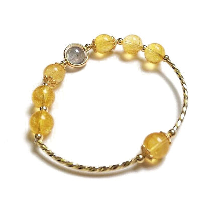 Kailash Way Citrine Prosperity Wealth Attraction Bracelet