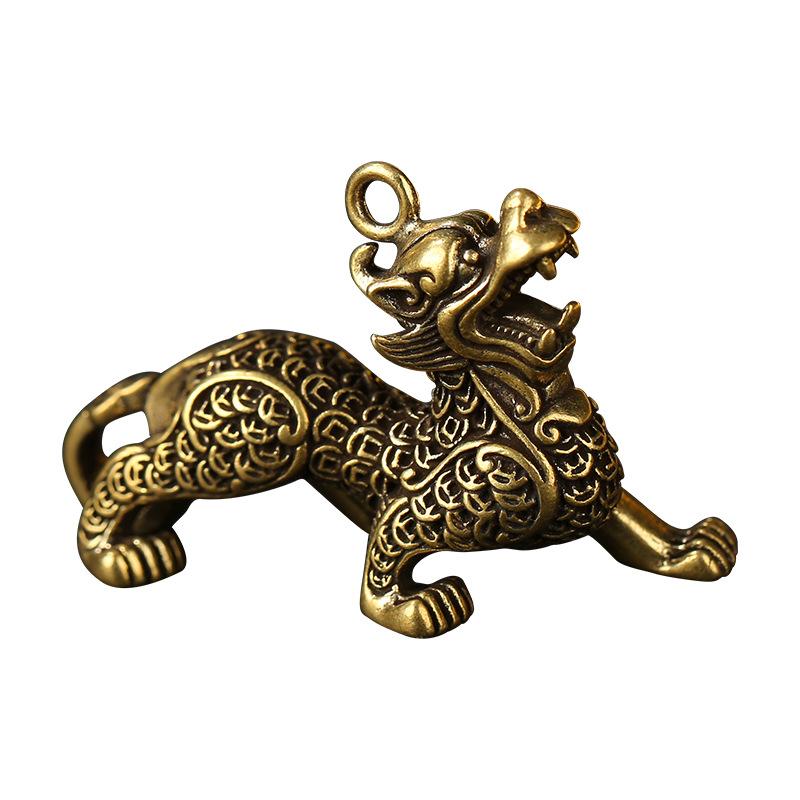 Kailash Way Obsidian Pixiu Prosperity Protection Keychain