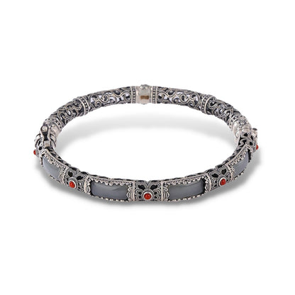 Kailash Way White Jade Serenity Harmony Bangle