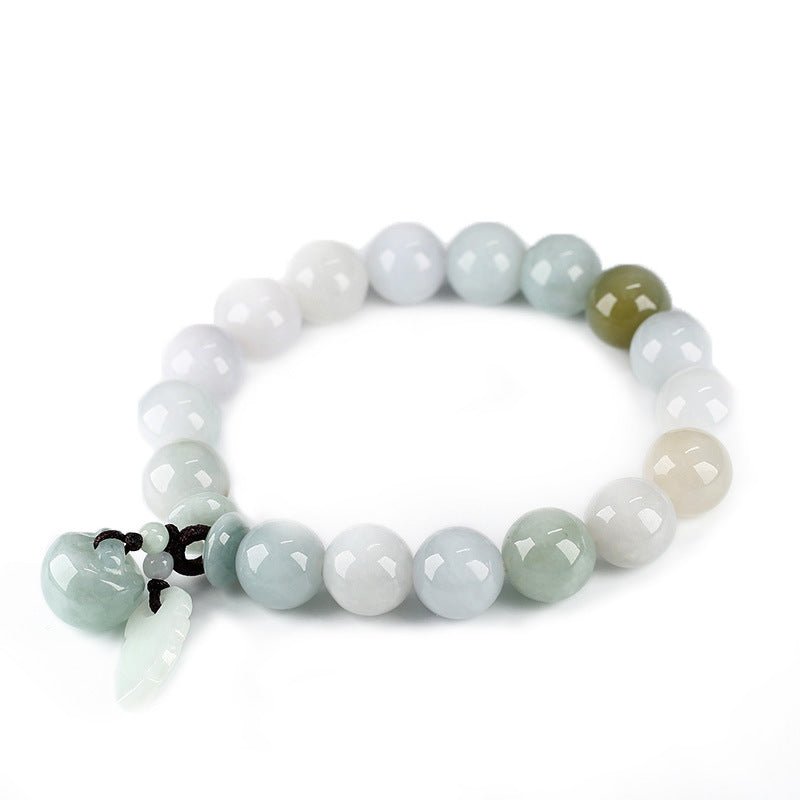 Kailash Way White Jade Pixiu Good Fortune Protection Bracelet