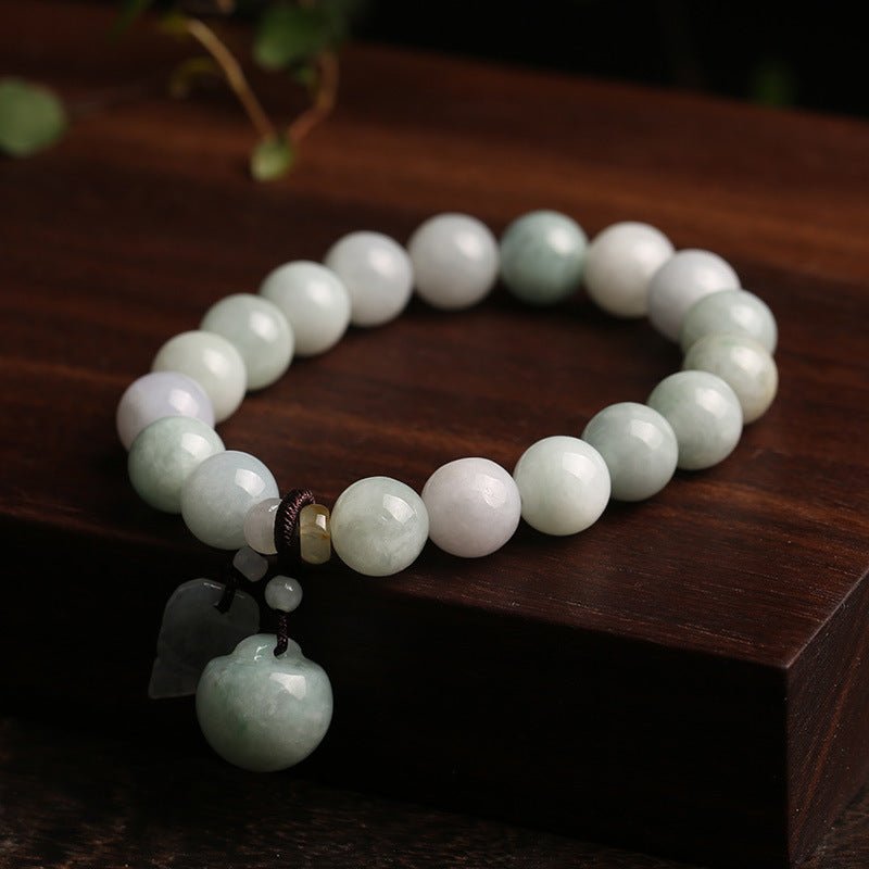 Kailash Way White Jade Pixiu Good Fortune Protection Bracelet